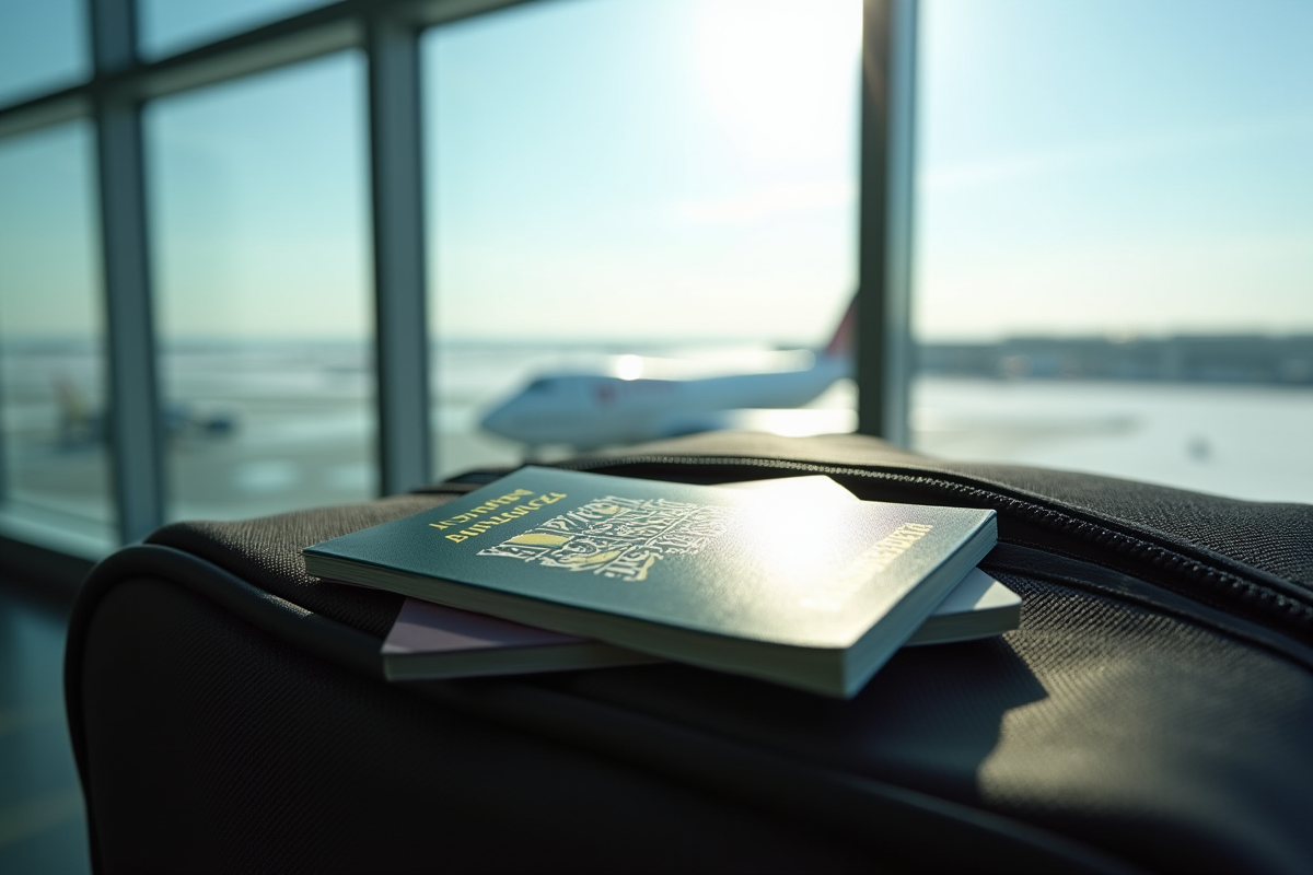 Passeport et billet d